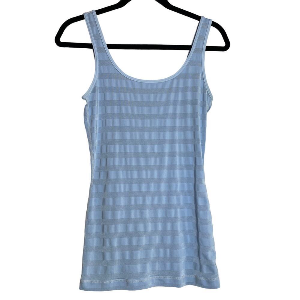 Lululemon Women's Striped Mesh Tank W/ Pocket